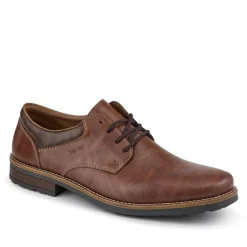 Rieker Extra-Wide Lace-Up Shoes - Tan