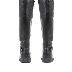 Rieker Knee-High Boots - Black