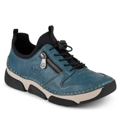 Rieker Lace-Up Trainers - Blue