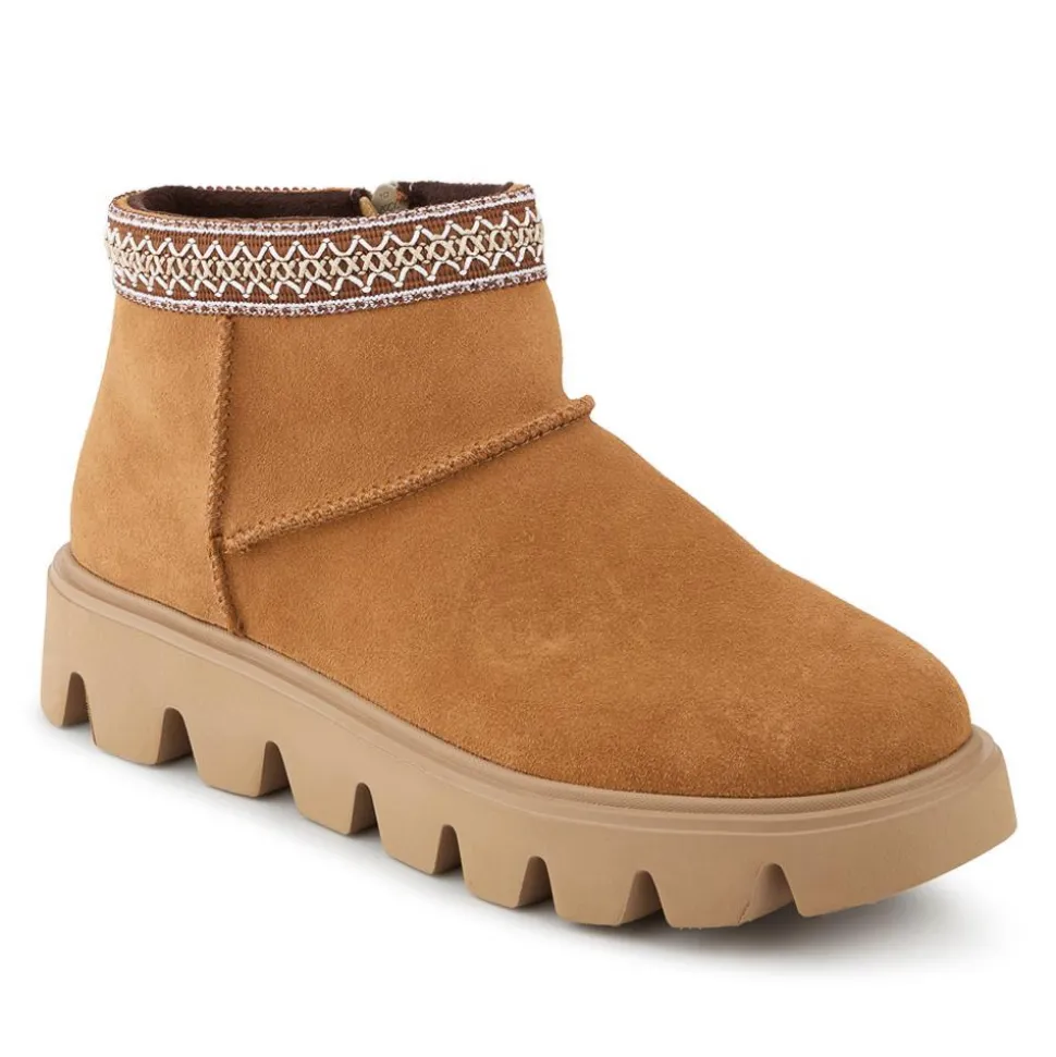 Rieker Leather Cushioned Shoes - Tan