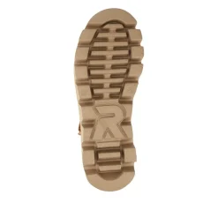Rieker Leather Cushioned Shoes - Tan