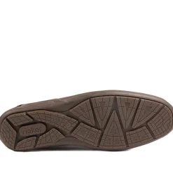 Rieker Leather Elasticated Slip On Shoes - Tan