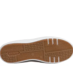 Rieker Leather Zip & Lace Platform Trainers - White