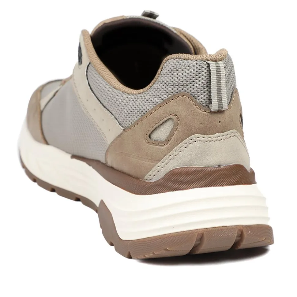 Rieker Low Top Lace Up Trainers - Grey