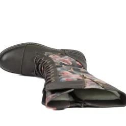 Rieker Multi Zip Calf Length Boots - Black