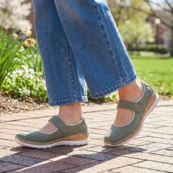 Rieker Nikita Mary Janes - Green