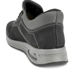 Rieker Slip On Bungee Lace Shoes - Black