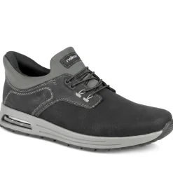 Rieker Slip On Bungee Lace Shoes - Black