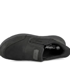 Rieker Slip On Grippy Shoes - Black