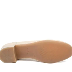 Rieker Smart Premium Leather Court Shoes - Beige
