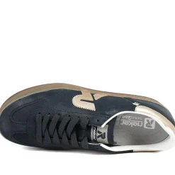 Rieker Sport Lace Up Trainers - Navy