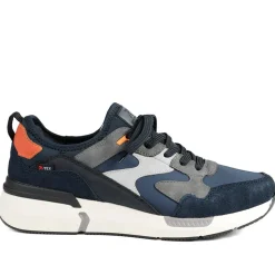 Rieker Sport Lace Up Trainers - Navy Multi