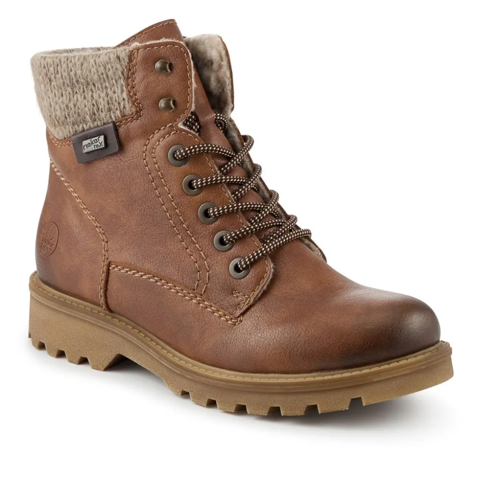 Rieker Water Resistant Boots - Tan