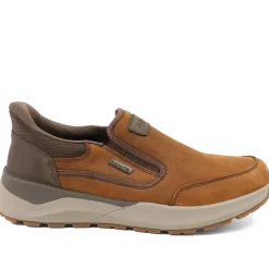 Rieker Wide Fit Elasticated Shoes - Brown