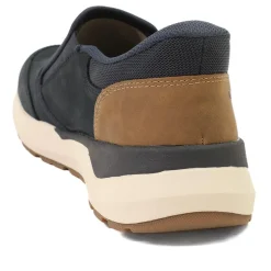 Rieker Wide Fit Elasticated Shoes - Navy