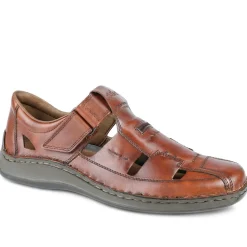 Rieker Wide Fit Fisherman Sandals - Tan
