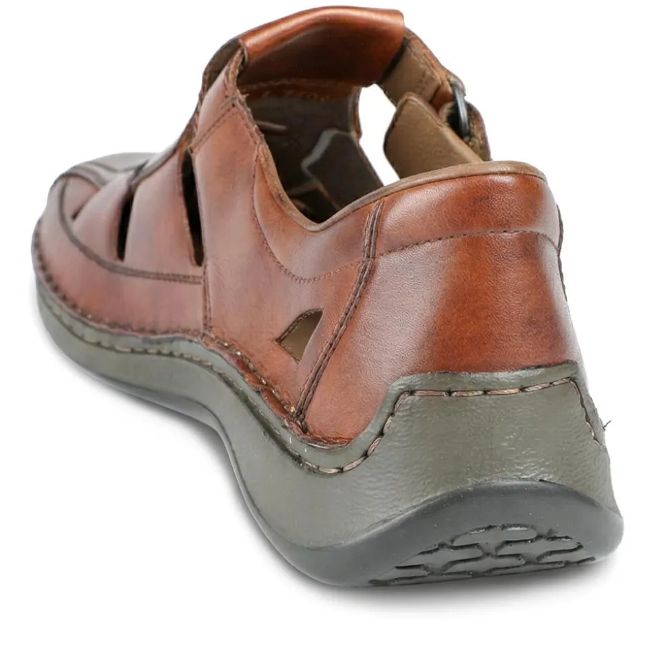 Rieker Wide Fit Fisherman Sandals - Tan
