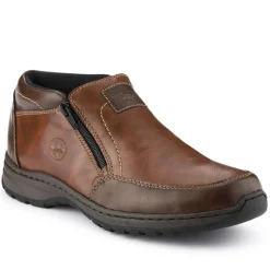 Rieker Zip Chelsea Boot - Brown