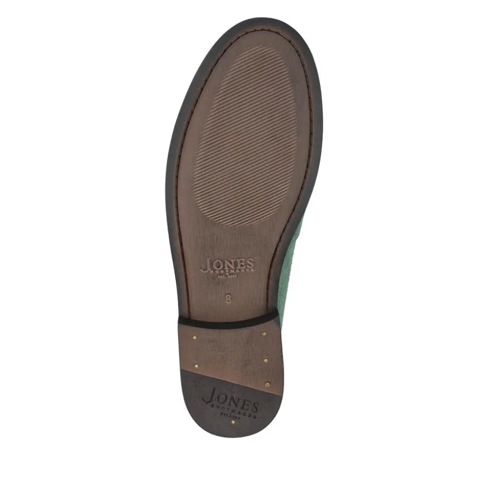 Roan Leather Slip-On Shoes - Olive Suede