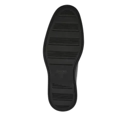 Roderick Leather Slip-Ons - Black Grain