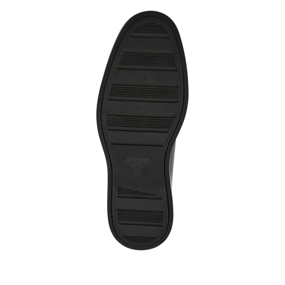 Roderick Leather Slip-Ons - Black Grain