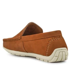 Rohan Wide Fit Leather Sheepskin-Lined Moccasins - Tan