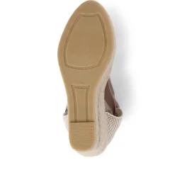 Rosabelle Lace Detail Espadrilles - Gold