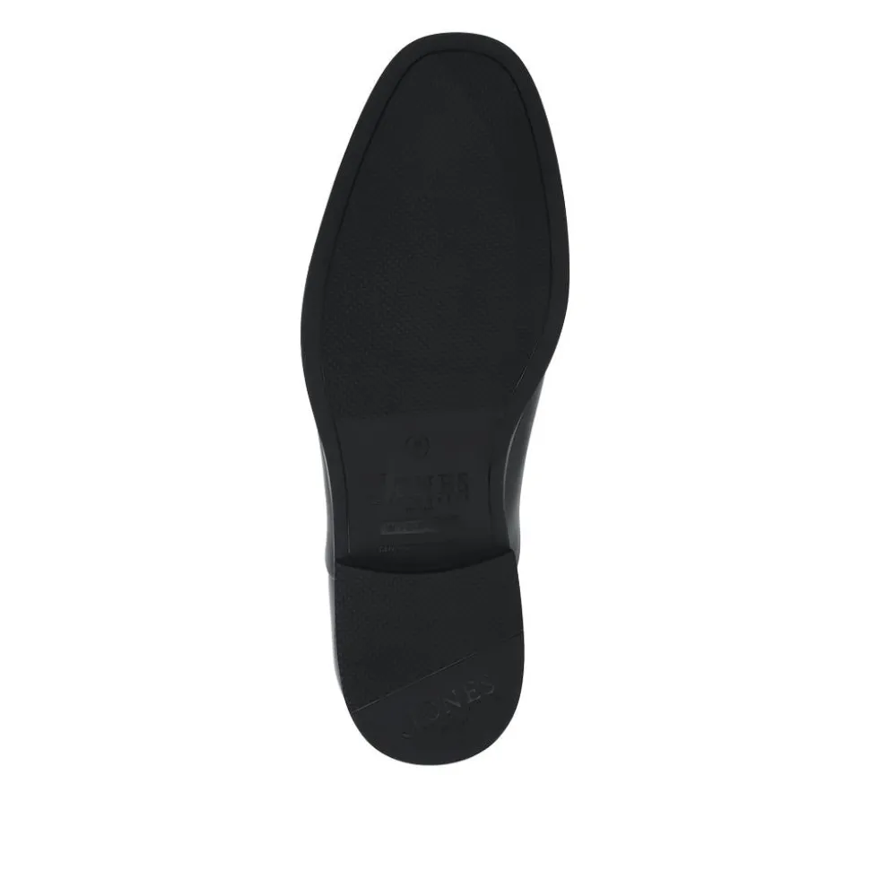 Rothbury Wide Fit Slip On Leather Loafers - Black