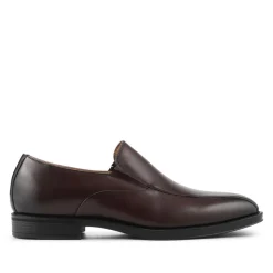Rothbury Wide Fit Slip On Leather Loafers - Brown