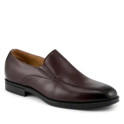 Rothbury Wide Fit Slip On Leather Loafers - Brown
