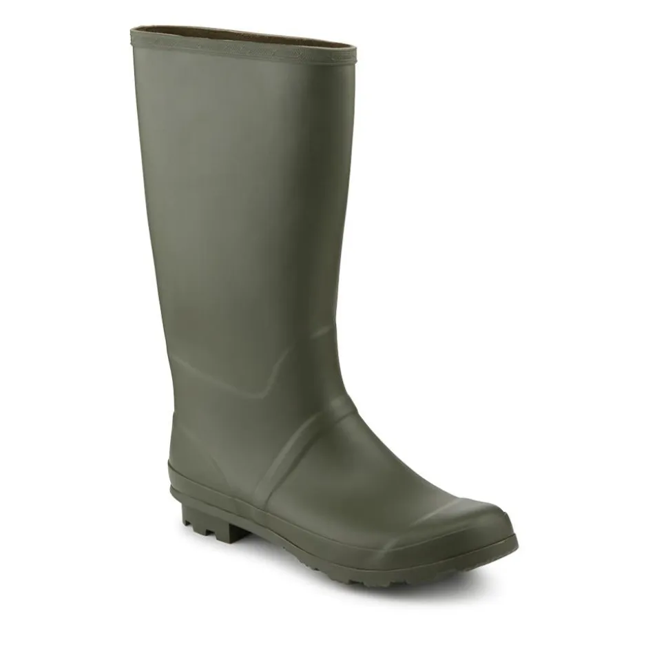 Rubber Waterproof Wellies - Olive