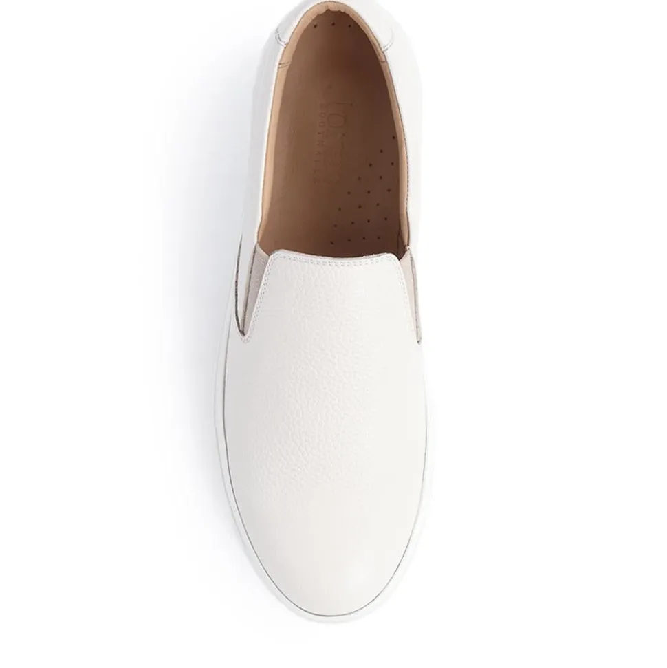 Ryden Leather Slip-On Shoes - Off White