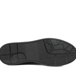 Salvador Leather Lace Up Trainers - Black Leather