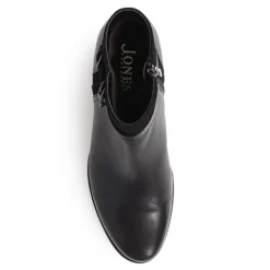 Sarina Heeled Ankle Boots - Black