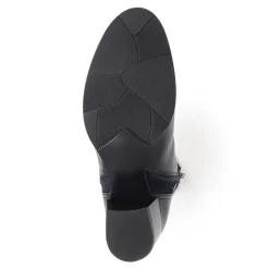 Sarina Heeled Ankle Boots - Navy