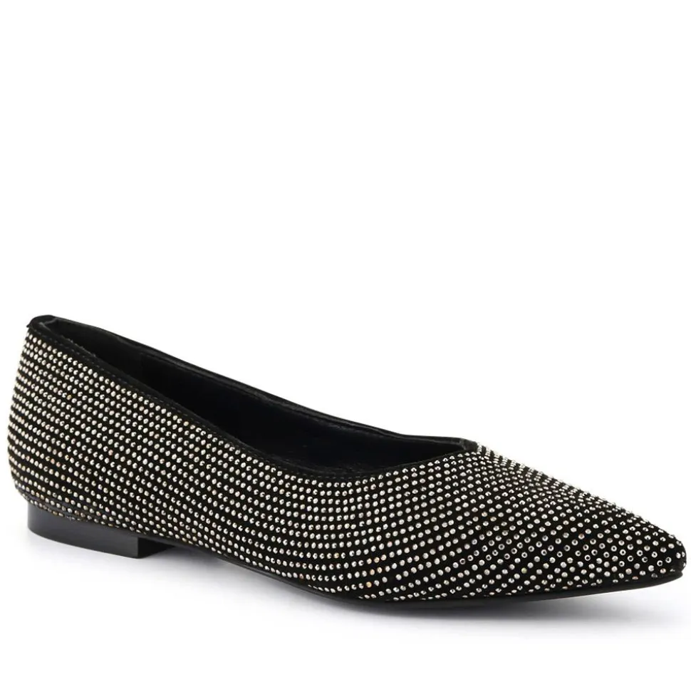Sesame Embellished Pumps - Pewter