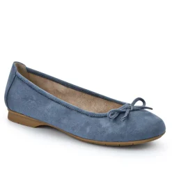 Short-Heeled Casual Pumps - Blue