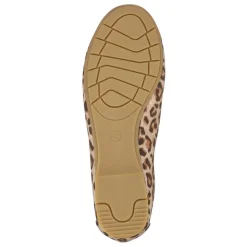 Short-Heeled Casual Pumps - Leopard