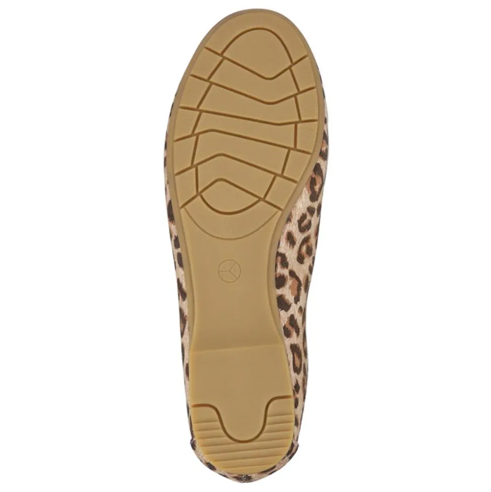 Short-Heeled Casual Pumps - Leopard
