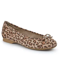 Short-Heeled Casual Pumps - Leopard
