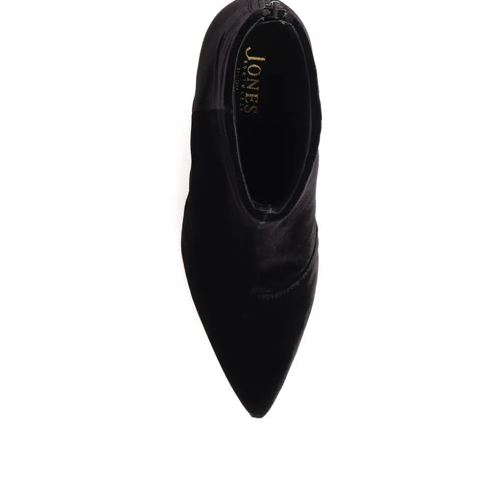 Sidonia Stiletto Heeled Ankle Boots - Black
