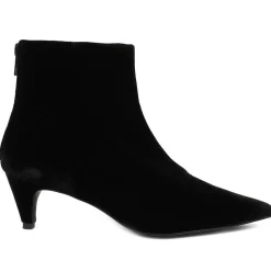 Sidonia Stiletto Heeled Ankle Boots - Black