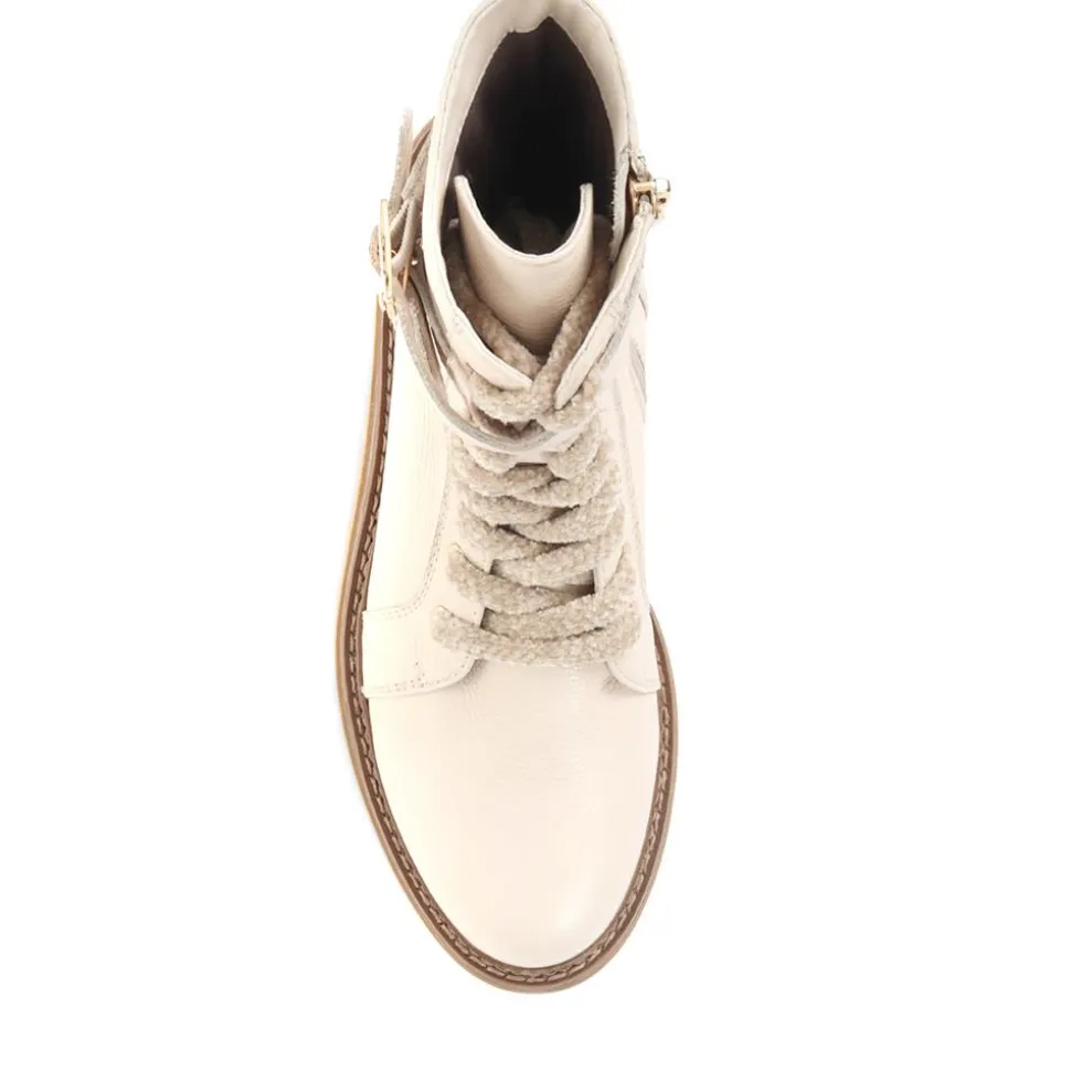 Simonetta Biker Boots - White
