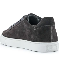 Simon Leather Men's Trainers - Grey Suede