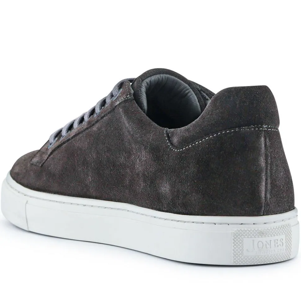 Simon Leather Men's Trainers - Grey Suede
