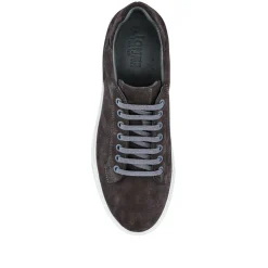 Simon Leather Men's Trainers - Grey Suede