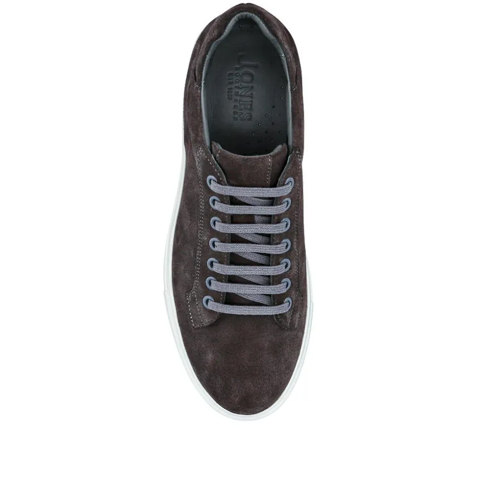 Simon Leather Men's Trainers - Grey Suede