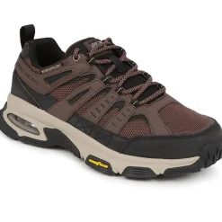 Skech-Air Envoy Lace-Up Trainers - Brown