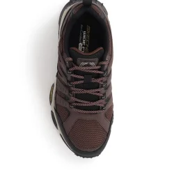 Skech-Air Envoy Lace-Up Trainers - Brown