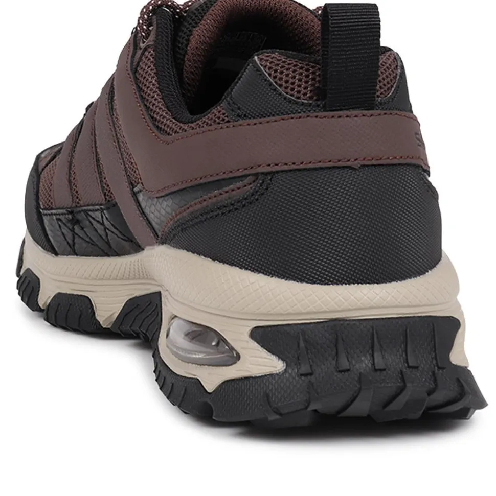 Skech-Air Envoy Lace-Up Trainers - Brown